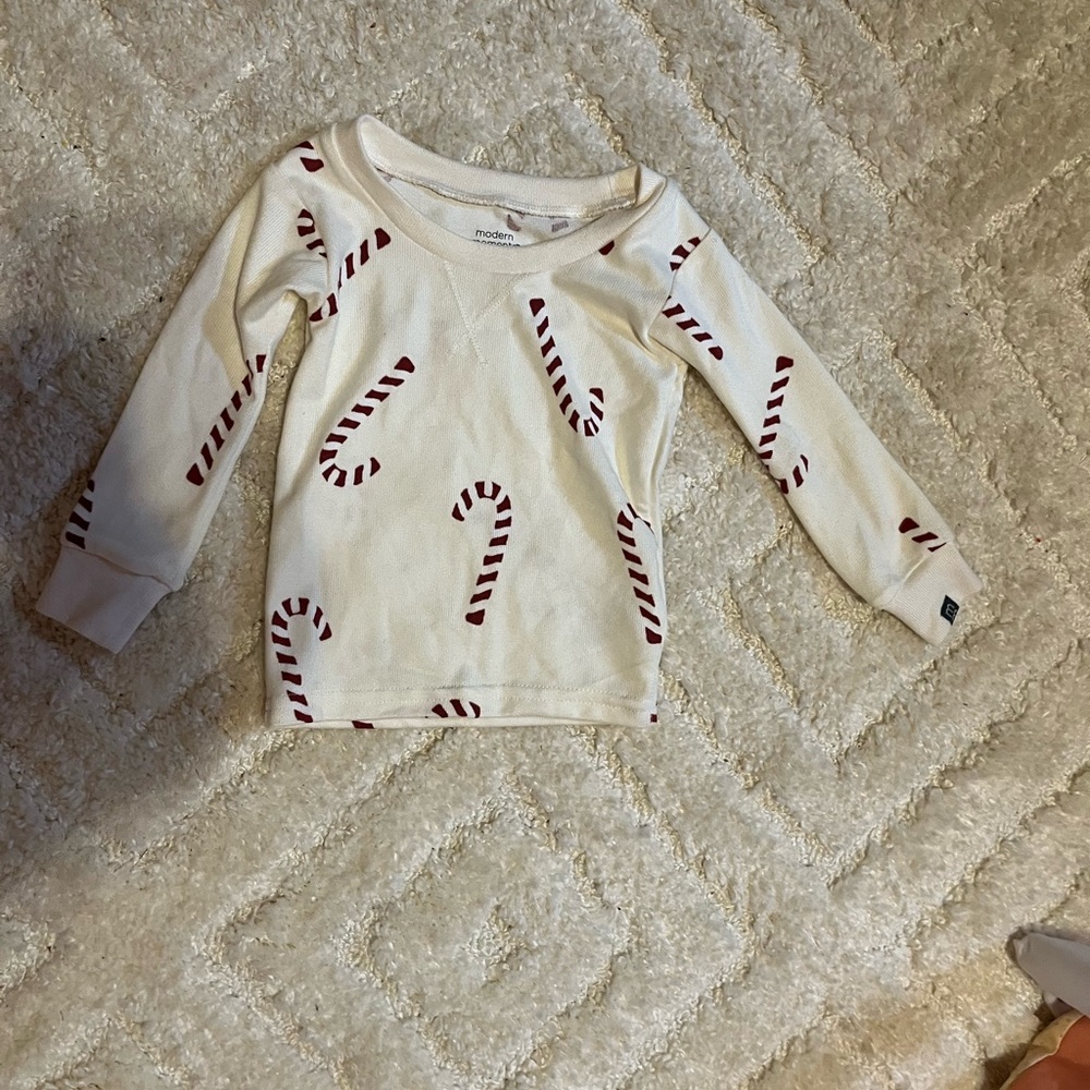 Candy Cane Print Kids Shirt and Pants set